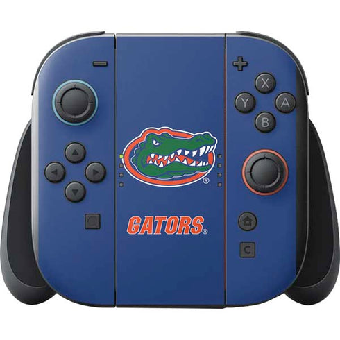 University of Florida Gators Mascot Blue Nintendo Switch 2 (2025) with Joy-Con Skin